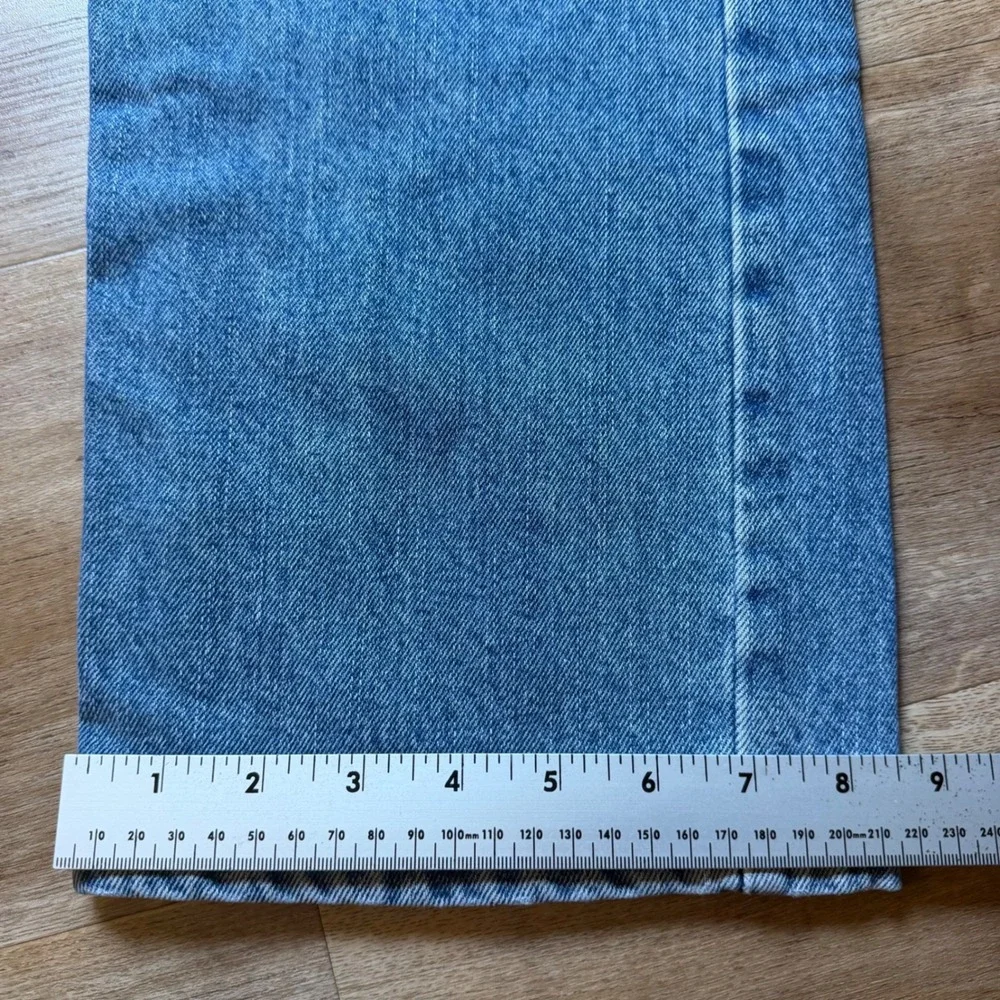 Levi's 505 Regular Fit Jeans Mens 34x29 Blue Straight Leg Denim New Deadstock